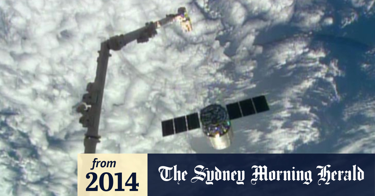 Video Cygnus supply spacecraft departs ISS